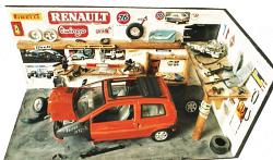 Renault / Renault Twingo 2000, schaal 1 : 24, werkplaats, onderhoud. Verkocht.